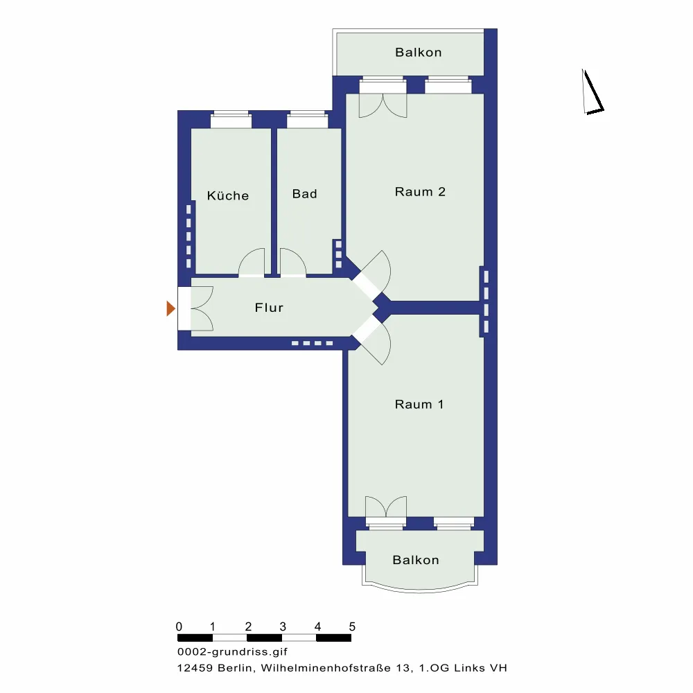 2 room apartment with 77 m² in Berlin – Photo 8