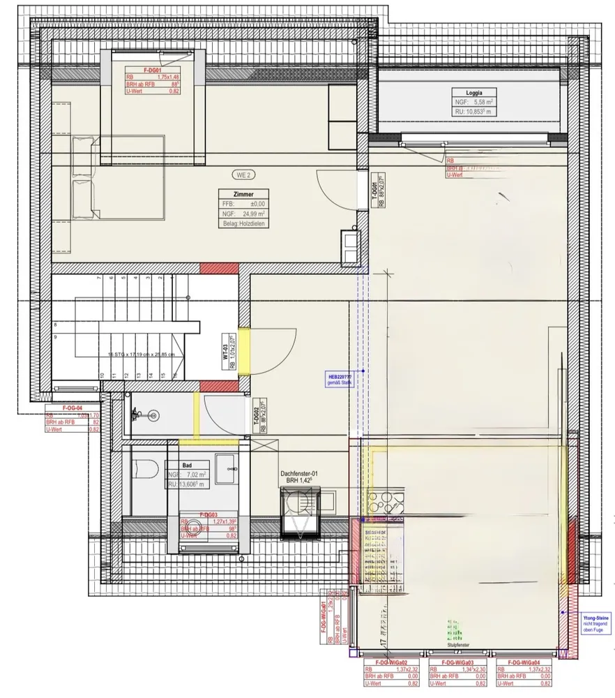 2 room apartment with 82 m² in Frankfurt am Main – Photo 7
