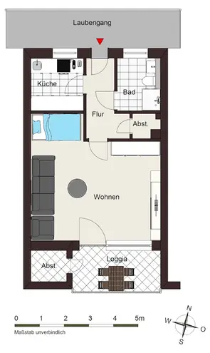 1 Zimmer Wohnung mit 41 m² in Essen – Bild 12