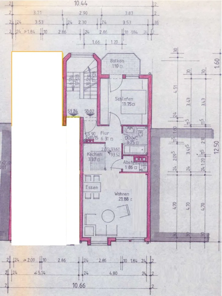 2 Zimmer Wohnung mit 51 m² in Wiesbaden – Bild 1