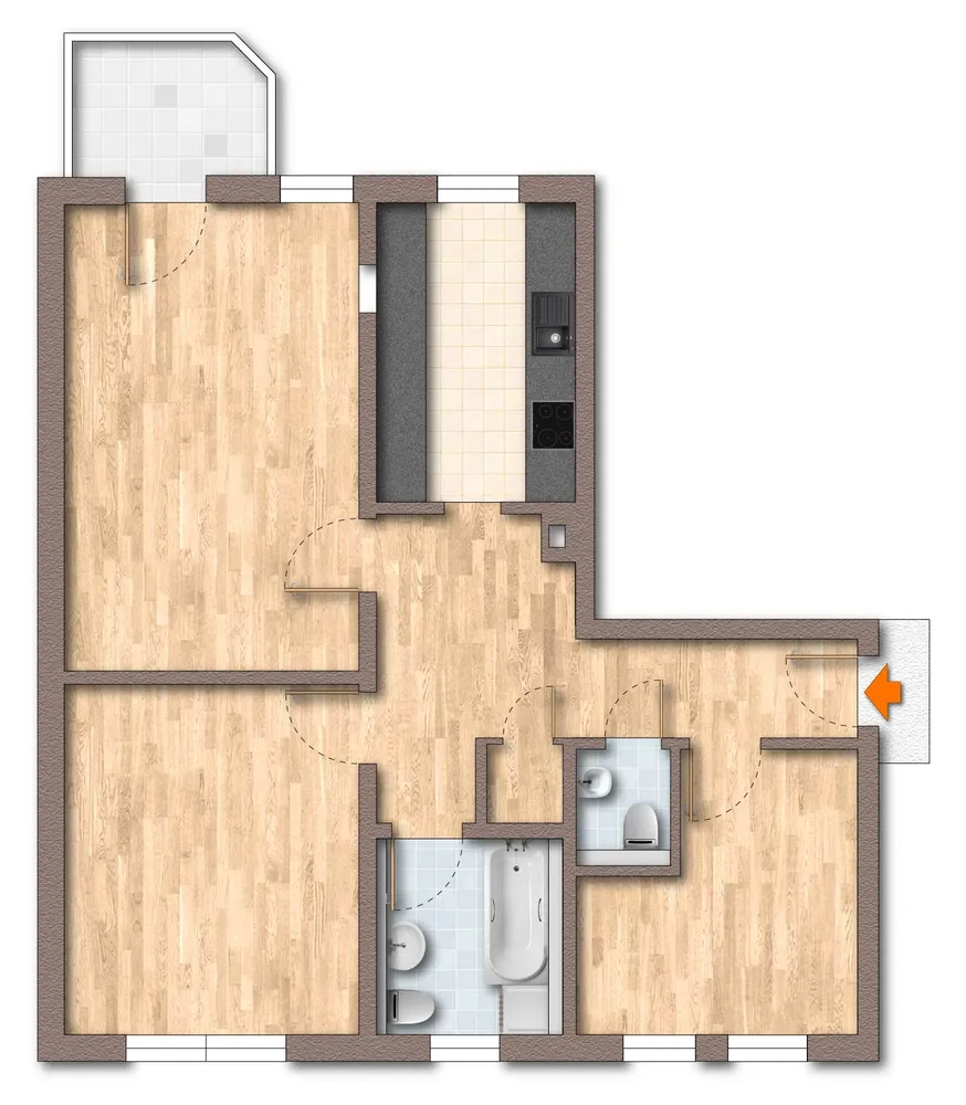 3 Zimmer Wohnung mit 80 m² in Sonneberg – Bild 6