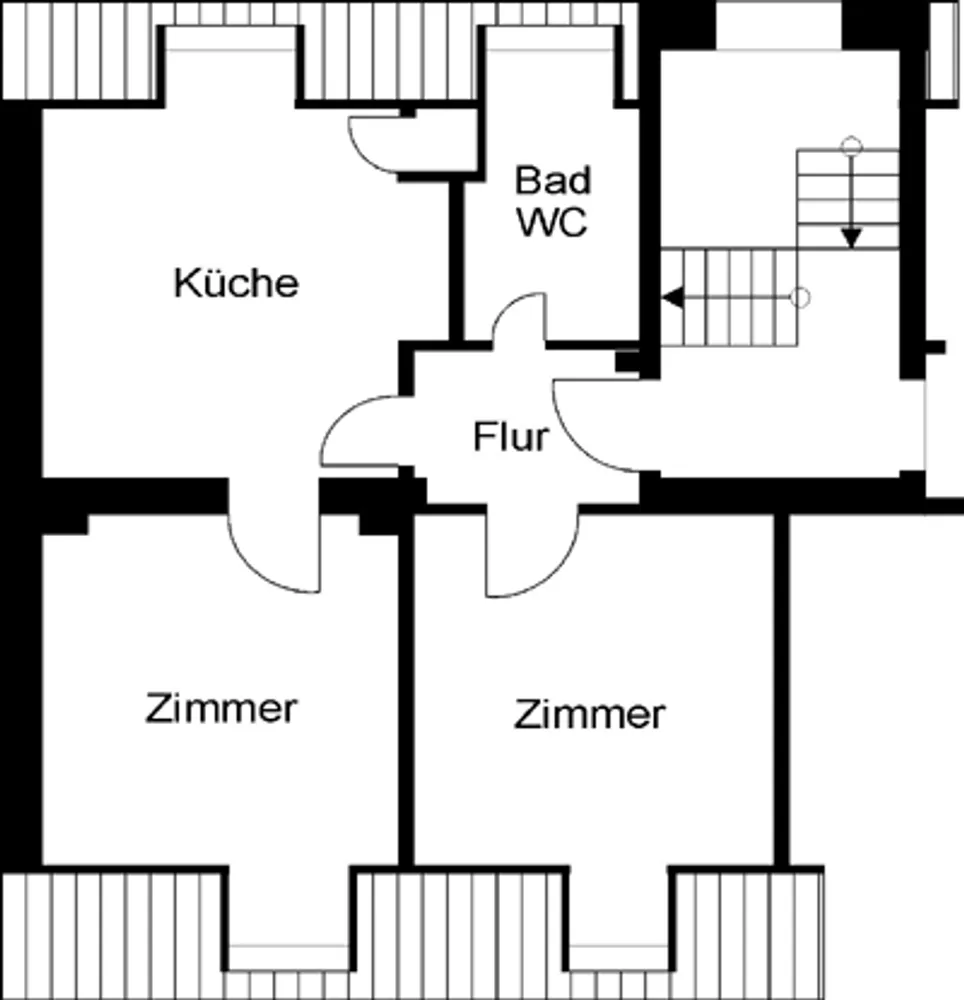 2 Zimmer Wohnung mit 60 m² in Wuppertal – Bild 3