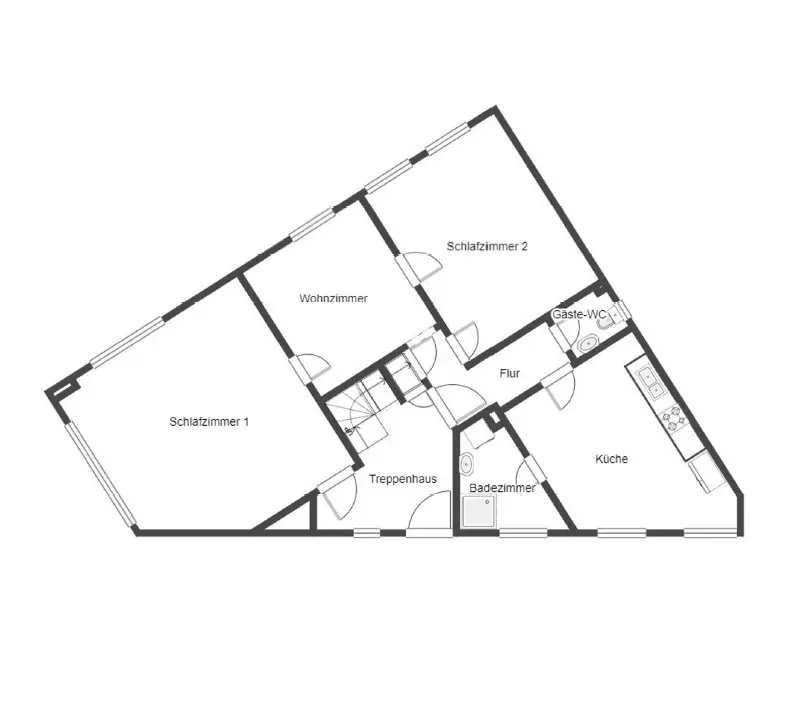 3 Zimmer Wohnung mit 75 m² in Bramsche – Bild 4