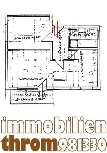 2 Zimmer Wohnung mit 63 m² in Karlsruhe – Bild 2