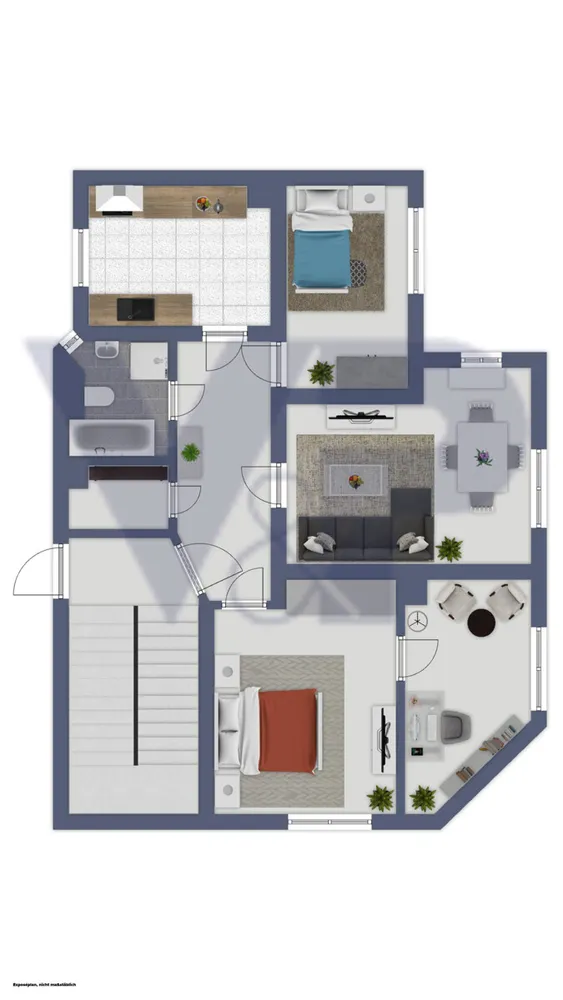 4 Zimmer Wohnung mit 80 m² in Altenburg – Bild 9