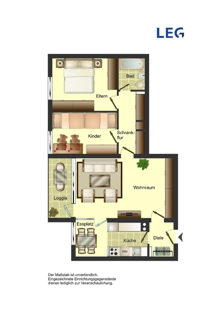 4 room apartment with 78 m² in Cologne – Photo 2