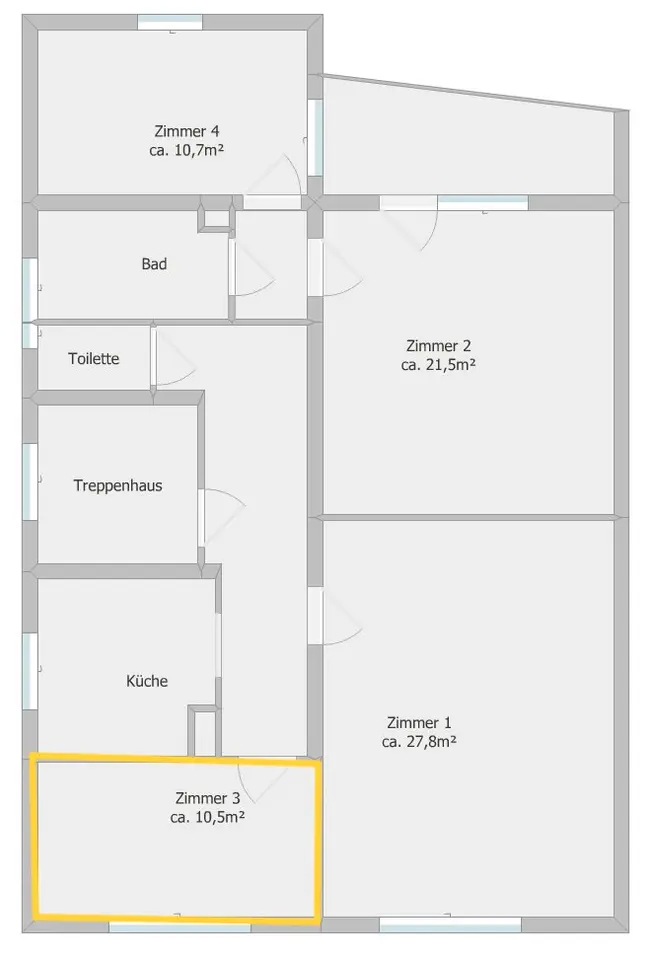 WG-Zimmer mit 11 m² in Weinheim – Bild 4