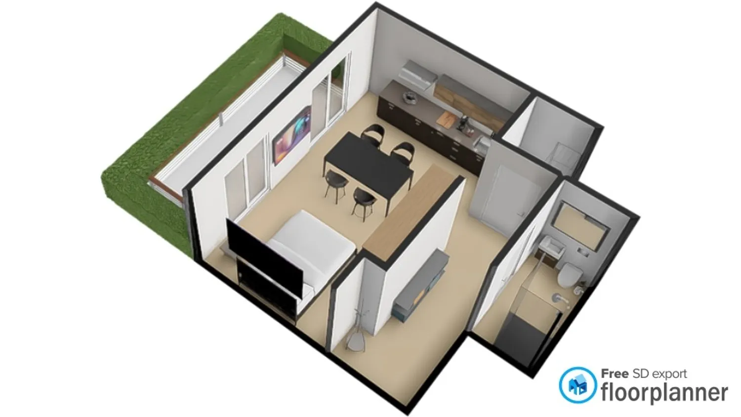 2 room apartment with 41 m² in Cologne – Photo 6