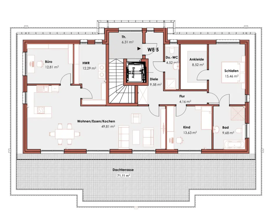 4 Zimmer Wohnung mit 158 m² in Bergisch Gladbach – Bild 5