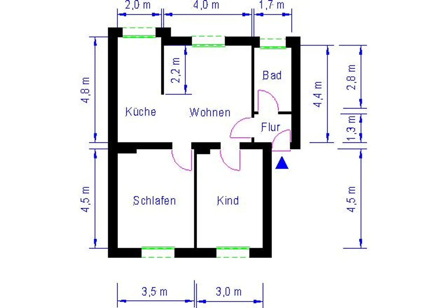 3 room apartment with 60 m² in Magdeburg – Photo 5