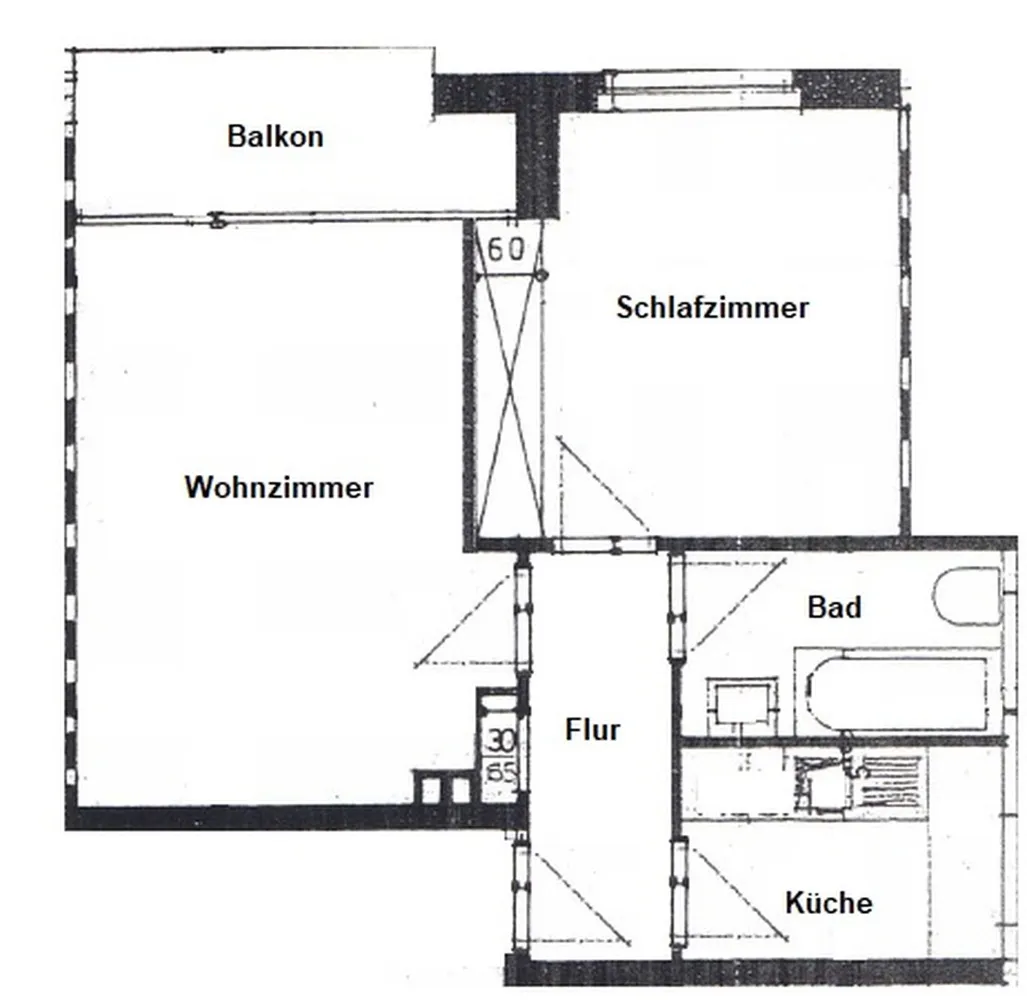 2 Zimmer Wohnung mit 50 m² in Hamburg – Bild 4