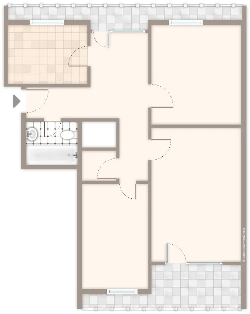 3 Zimmer Wohnung mit 83 m² in Mönchengladbach – Bild 3