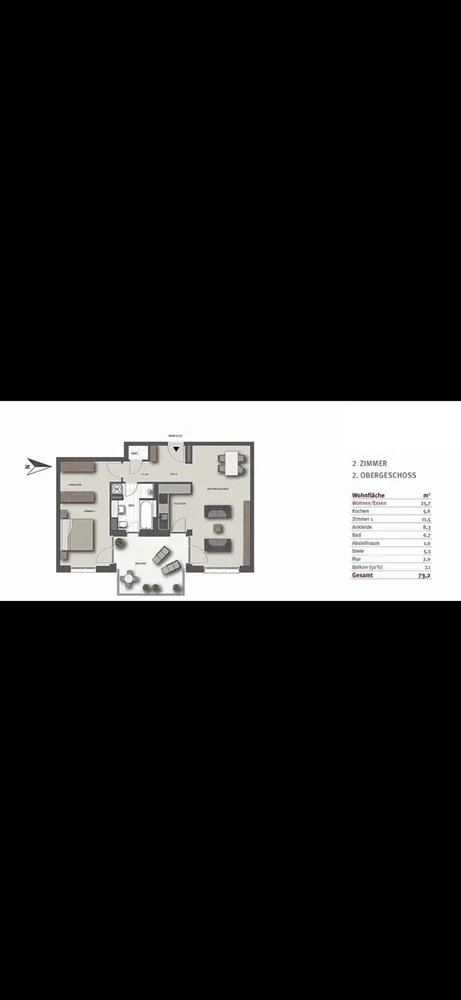 2 room apartment with 73 m² in Hofheim am Taunus – Photo 1