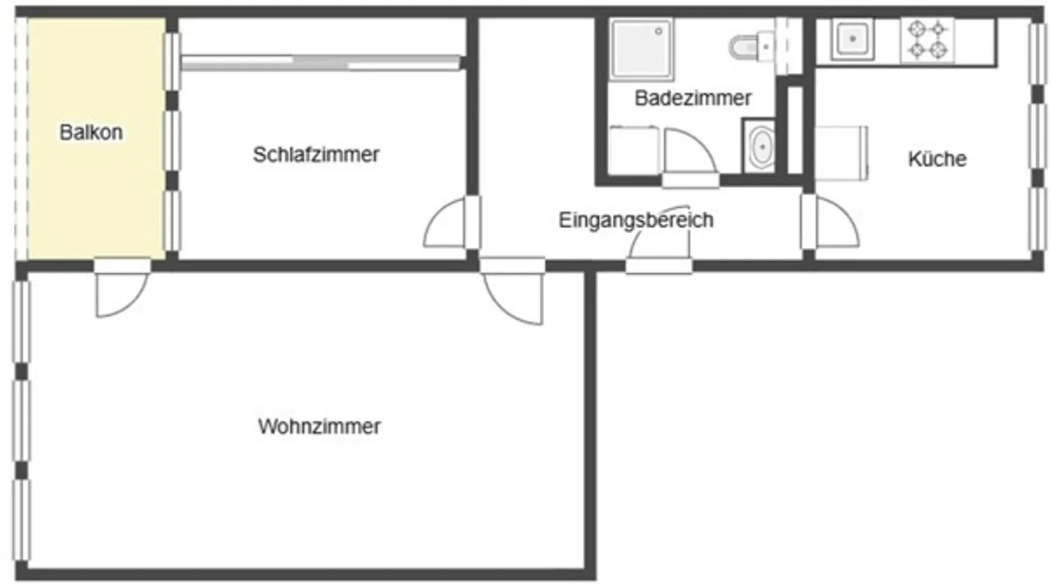 2 room apartment with 64 m² in Bonn – Photo 4