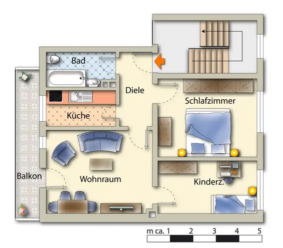 4 Zimmer Wohnung mit 57 m² in Essen – Bild 10