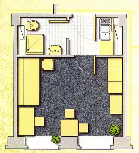1 Zimmer Wohnung mit 20 m² in Leipzig – Bild 2