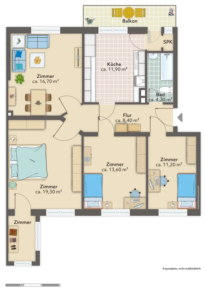 4 Zimmer Wohnung mit 89 m² in Bremerhaven – Bild 7