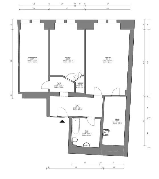 3 Zimmer Wohnung mit 72 m² in Sangerhausen – Bild 3