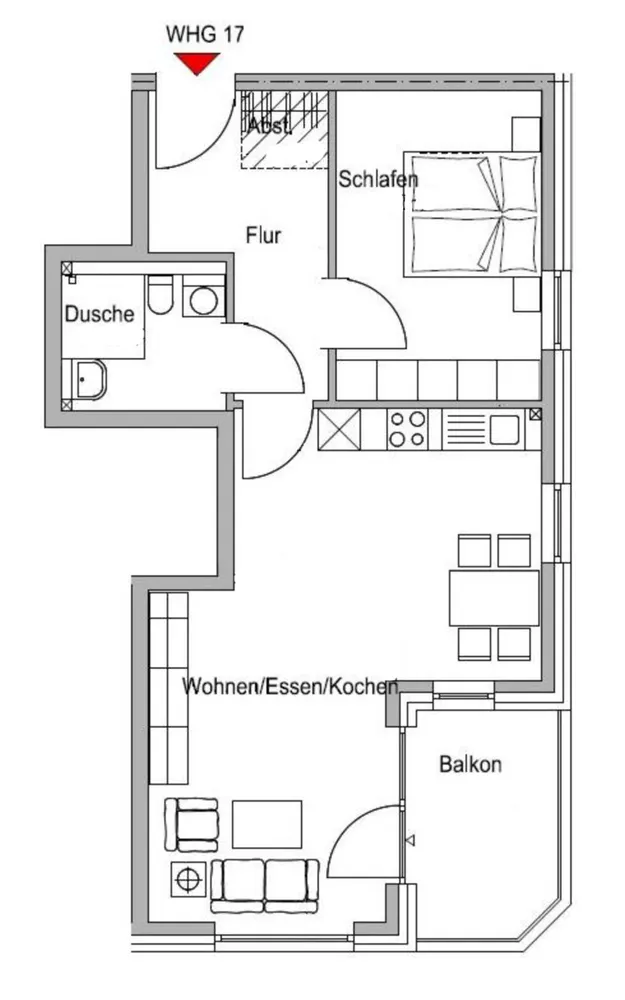 2 Zimmer Wohnung mit 58 m² in Kiel – Bild 6