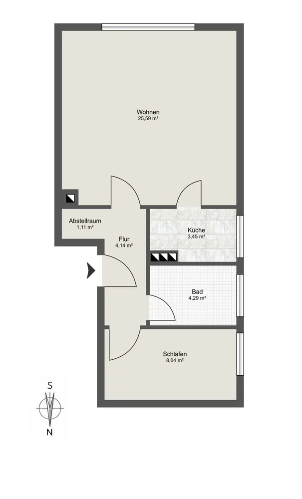 2 Zimmer Wohnung mit 47 m² in Bielefeld – Bild 9