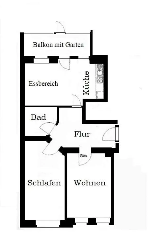 2 Zimmer Wohnung mit 73 m² in Leipzig – Bild 7