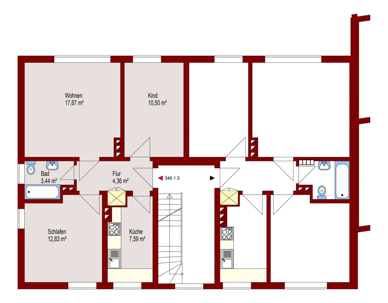 3 Zimmer Wohnung mit 56 m² in Oldenburg – Bild 10