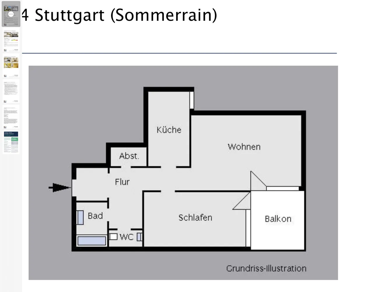 3 Zimmer Wohnung mit 68 m² in Stuttgart – Bild 9