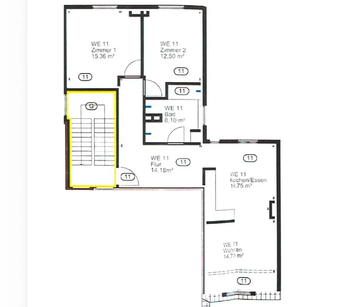 3 Zimmer Wohnung mit 82 m² in Lübeck – Bild 2