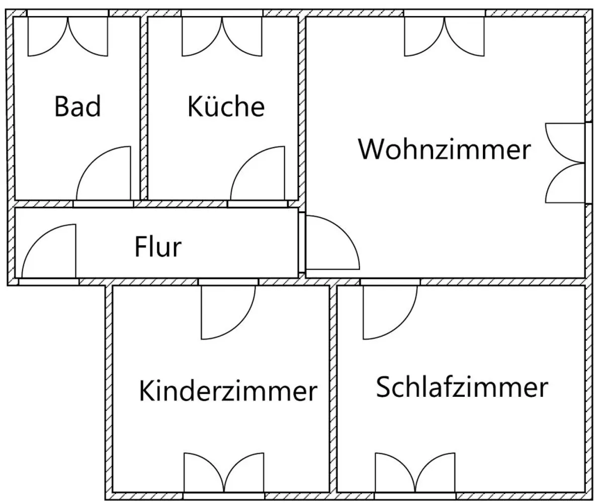 3 Zimmer Wohnung mit 57 m² in Marl – Bild 2