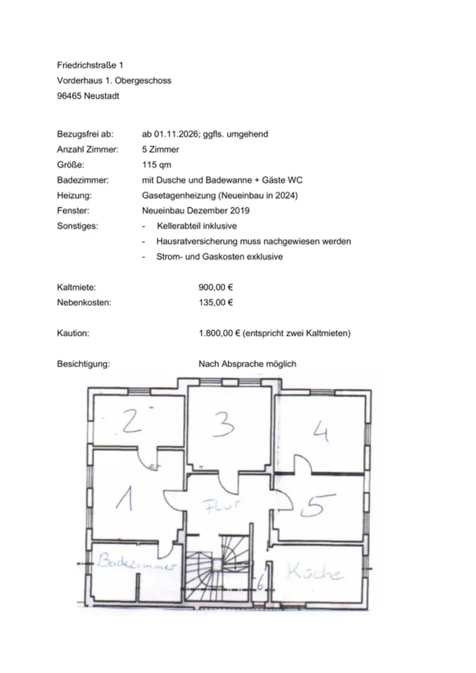 4 Zimmer Wohnung mit 140 m² in Sonneberg – Bild 5