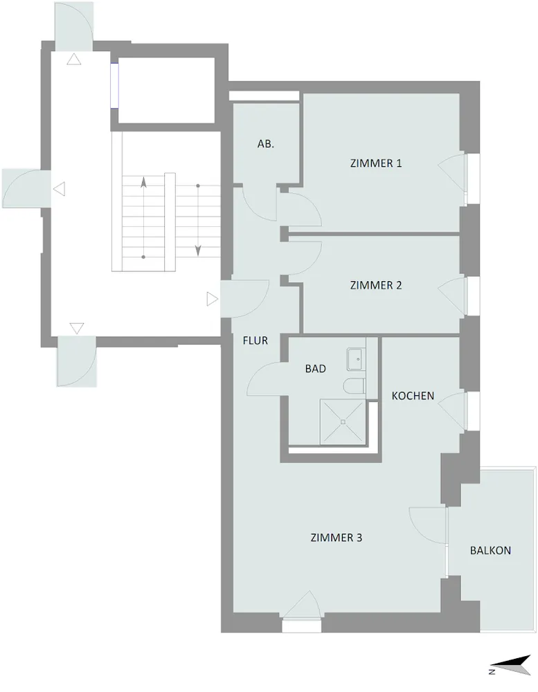 3 Zimmer Wohnung mit 77 m² in Bremen – Bild 2