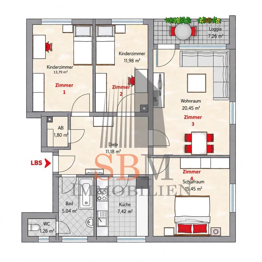 WG-Zimmer mit 21 m² in München – Bild 8