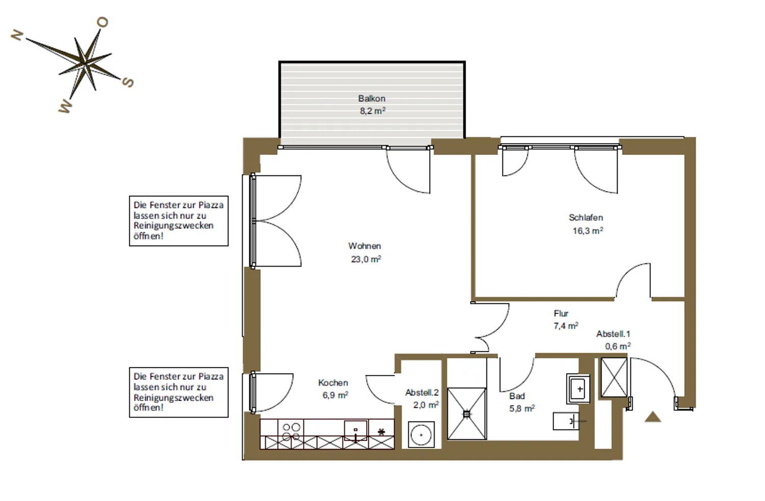 2 Zimmer Wohnung mit 66 m² in Hamburg – Bild 11