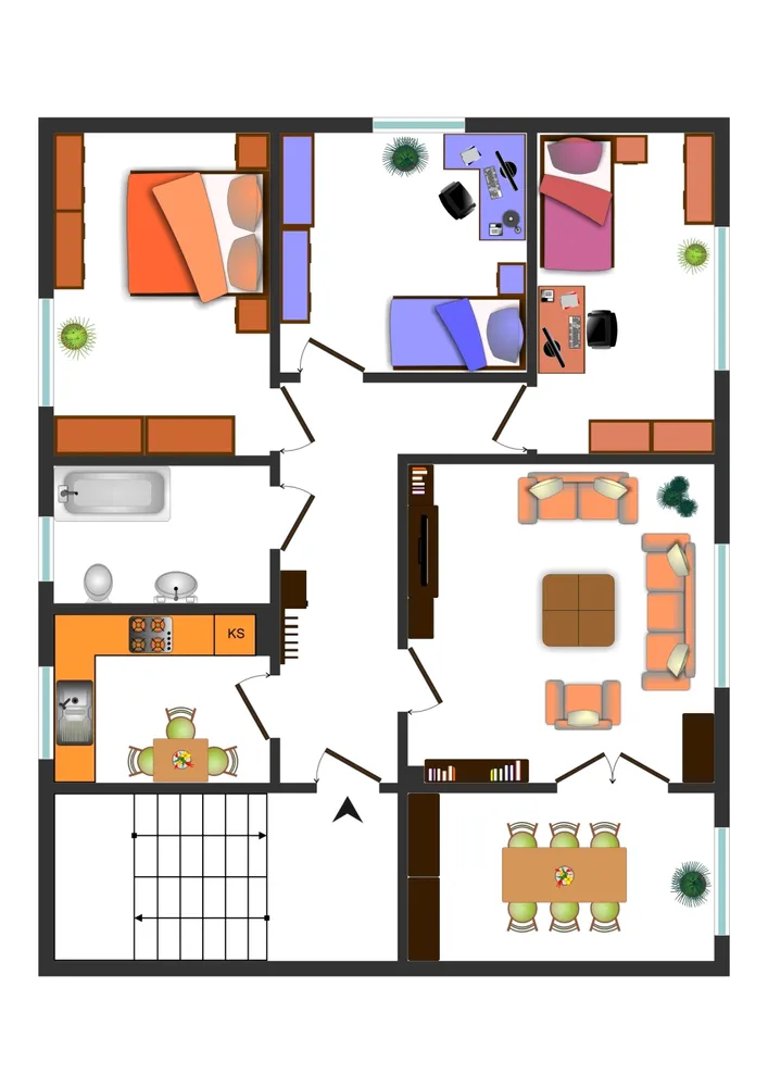5 Zimmer Wohnung mit 98 m² in Borna – Bild 9