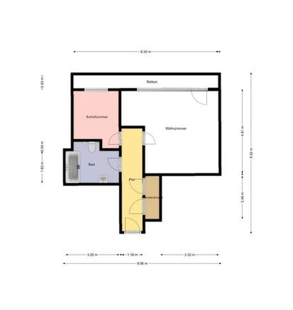 2 Zimmer Wohnung mit 46 m² in Hamburg – Bild 11