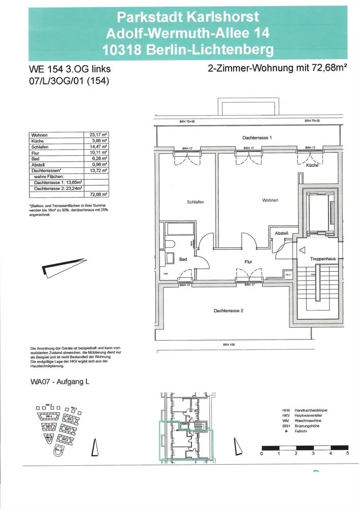 2 room apartment with 73 m² in Berlin – Photo 3