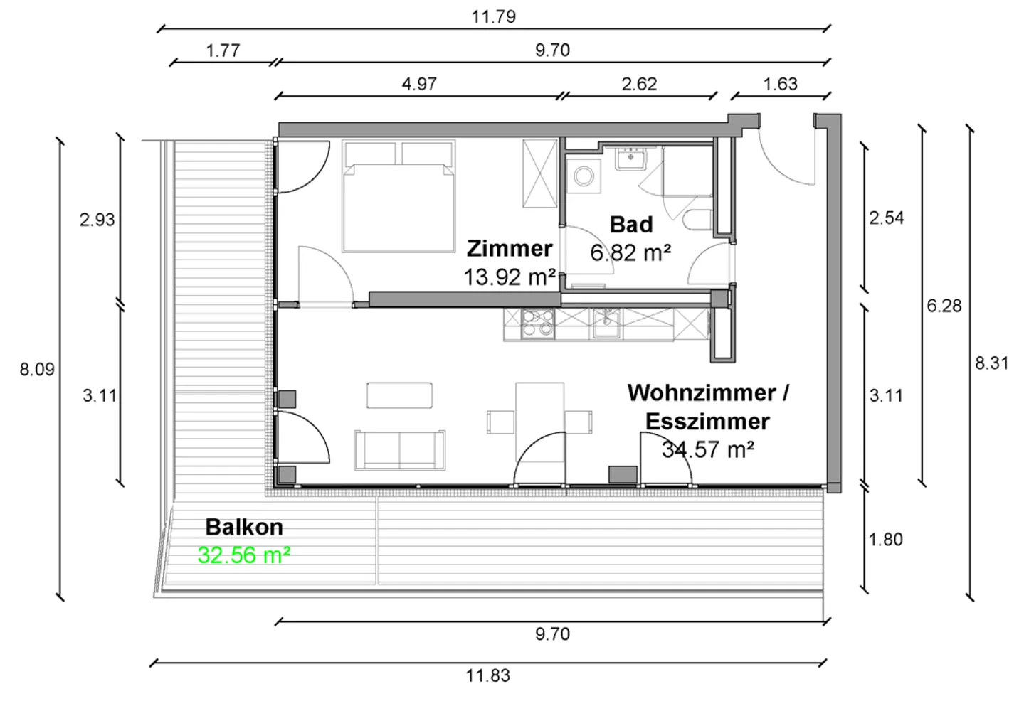 2 Zimmer Wohnung mit 71 m² in Berlin – Bild 9
