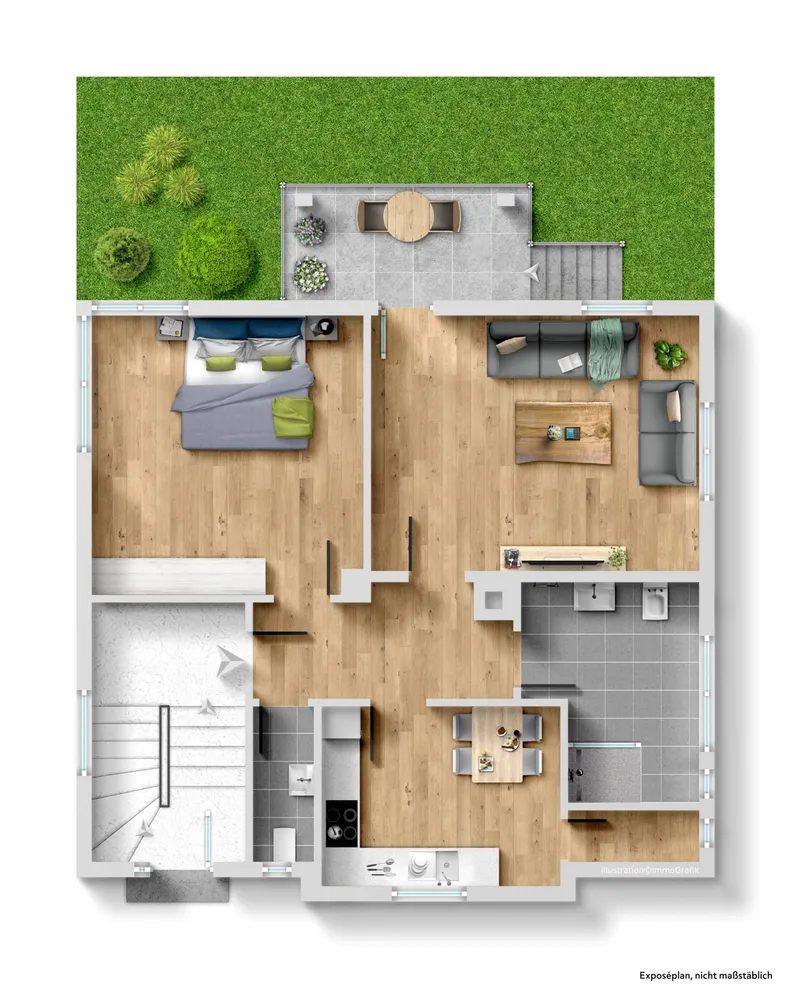 2 Zimmer Wohnung mit 62 m² in Reutlingen – Bild 1