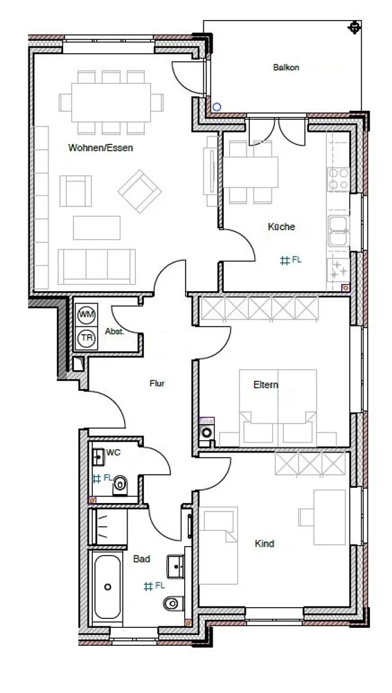 3 Zimmer Wohnung mit 99 m² in Elmshorn – Bild 5
