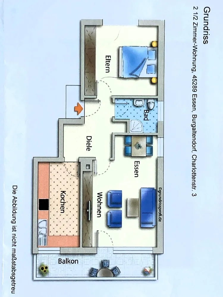 2 Zimmer Wohnung mit 63 m² in Essen – Bild 8