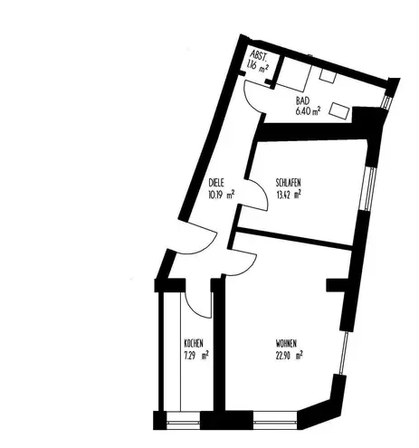 3 Zimmer Wohnung mit 61 m² in Dortmund – Bild 9