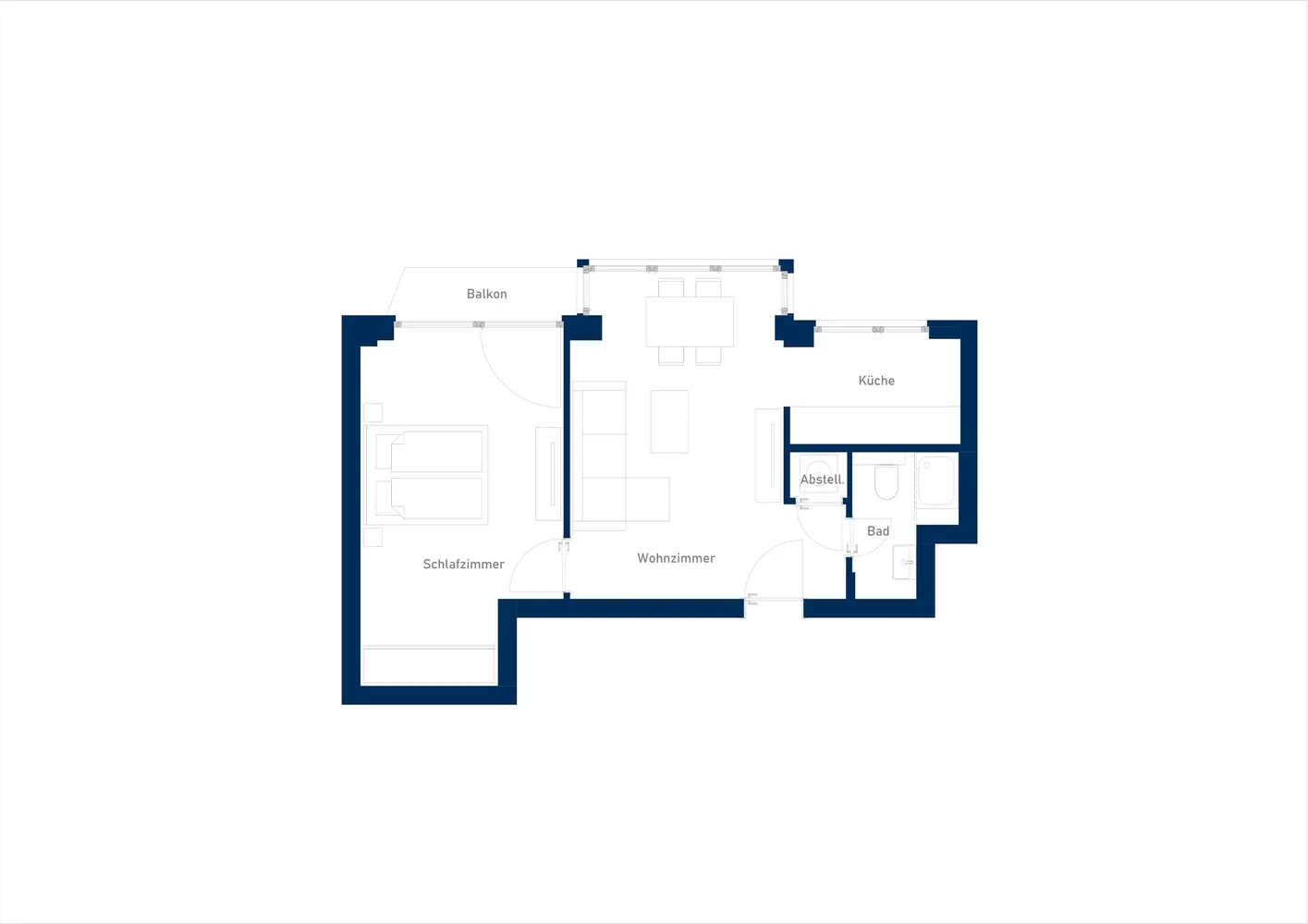 2 Zimmer Wohnung mit 45 m² in Düsseldorf – Bild 11