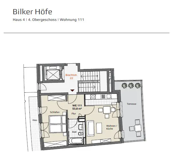 2 Zimmer Wohnung mit 54 m² in Düsseldorf – Bild 8