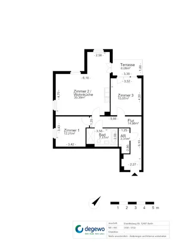 3 Zimmer Wohnung mit 91 m² in Berlin – Bild 7