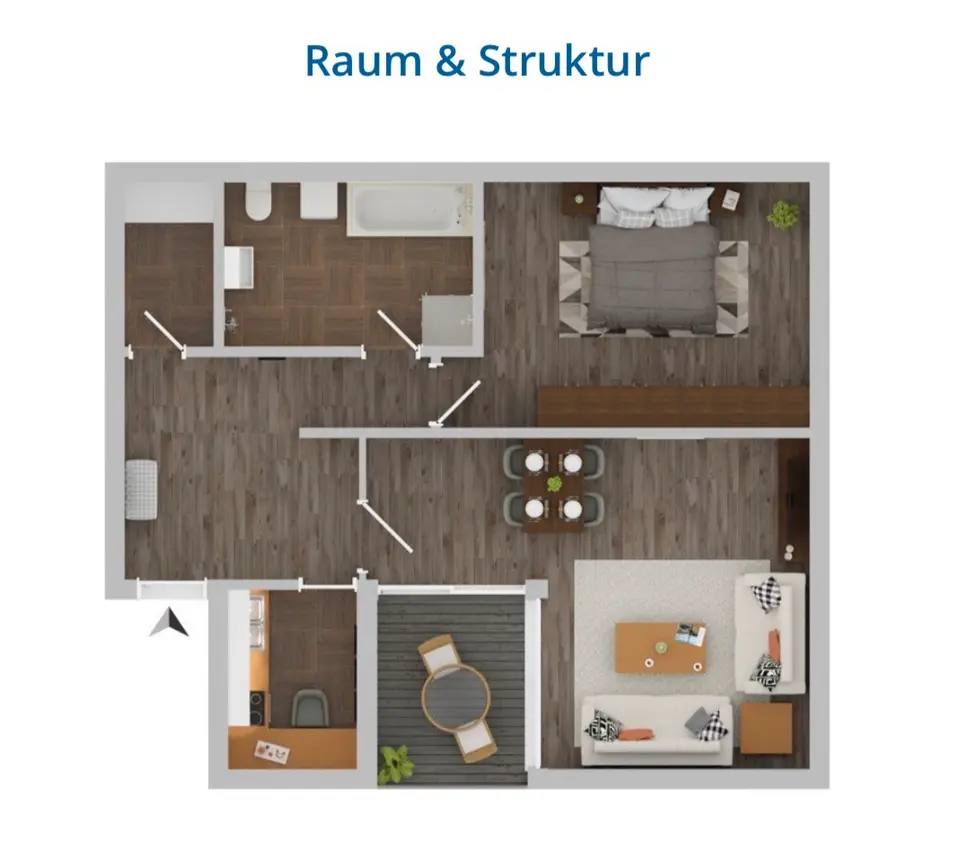 2 Zimmer Wohnung mit 67 m² in Lingen – Bild 8