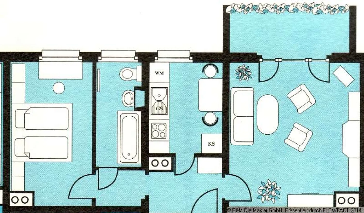2 Zimmer Wohnung mit 47 m² in Dresden – Bild 4