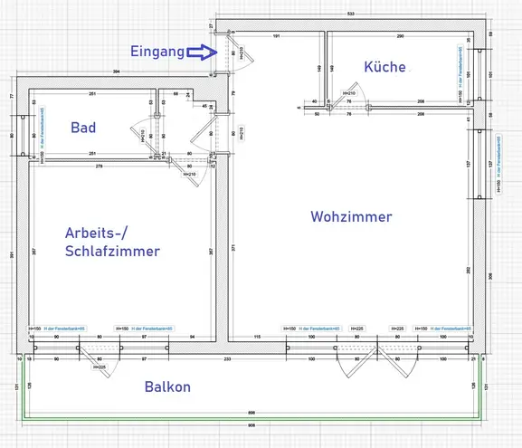 2 Zimmer Wohnung mit 59 m² in Hamburg – Bild 10