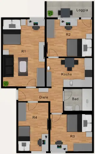 WG-Zimmer mit 11 m² in München – Bild 2
