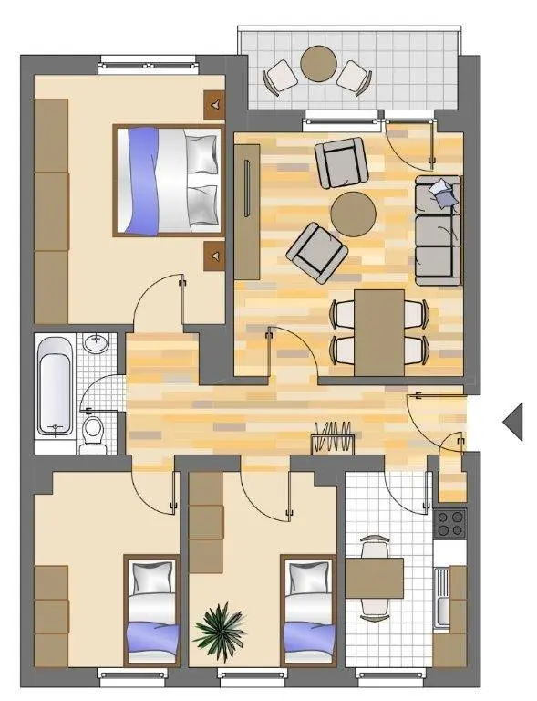 3 Zimmer Wohnung mit 76 m² in Mönchengladbach – Bild 6