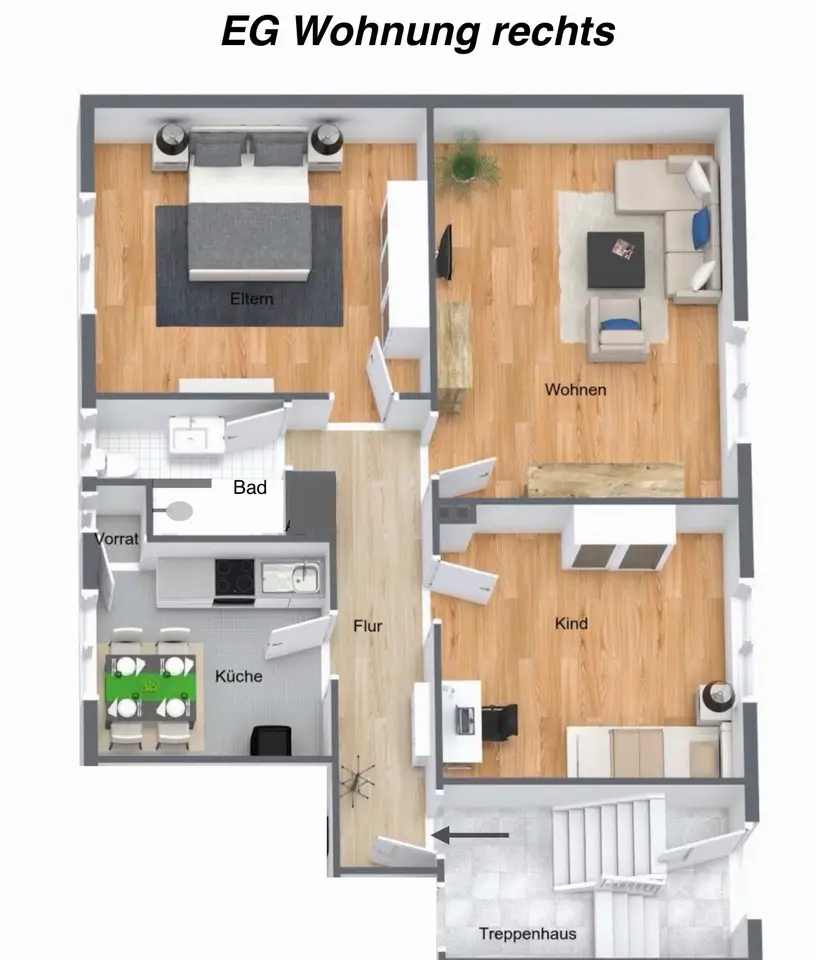 3 Zimmer Wohnung mit 92 m² in Paderborn – Bild 5